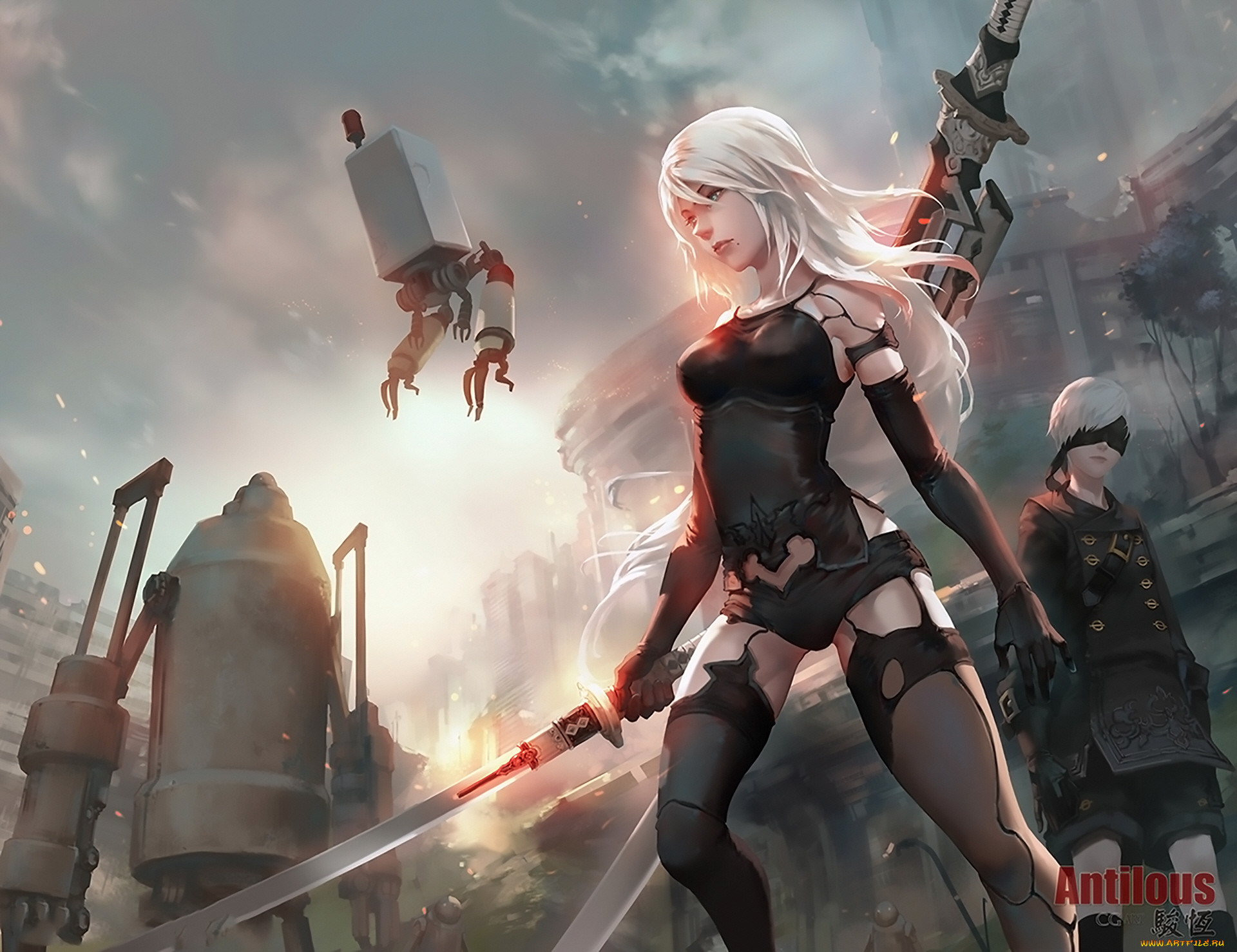  , nier,  automata, automata